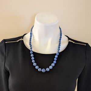 Monica genuine blue stone necklace NWT
